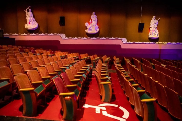 interior of theater